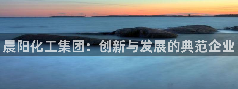 球盟会手机网页版：晨阳化工集团：创新与发展的典范企业