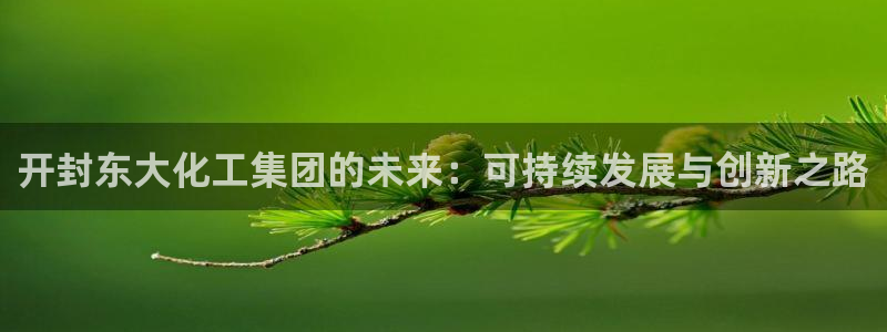 球盟会qmh登录地址：开封东大化工集团的未来：可持续发展与创