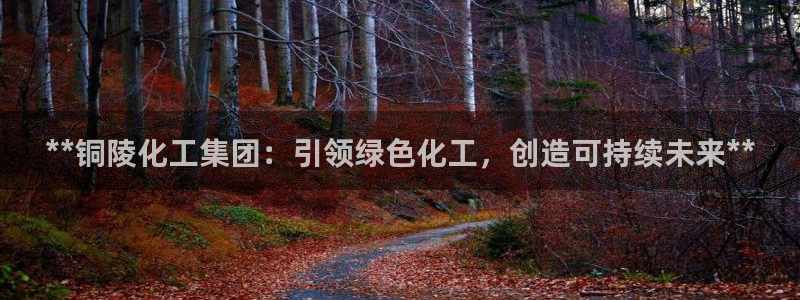 球盟会体验金球奖吗：**铜陵化工集团：引领绿色化工，创造可持