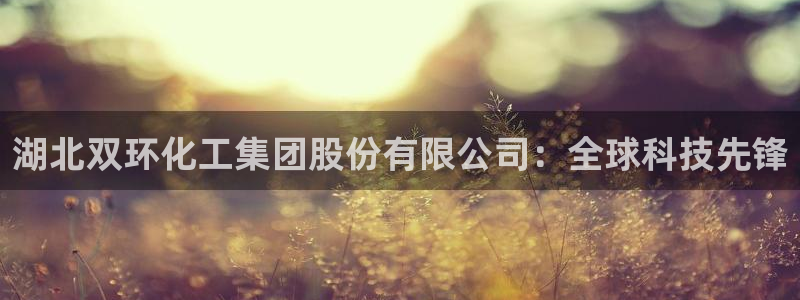 球盟会qmh网址：湖北双环化工集团股份有限公司：全球科技先锋