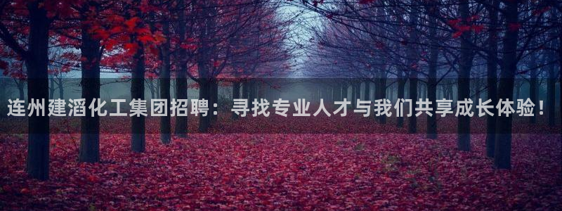 球盟会官网网页版：连州建滔化工集团招聘：寻找专业人才与我们共