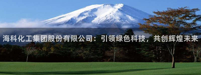 球盟会邮箱：海科化工集团股份有限公司：引领绿色科技，共创辉煌