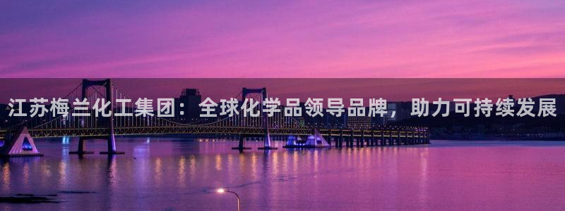 球盟会在线登入：江苏梅兰化工集团：全球化学品领导品牌，助力可