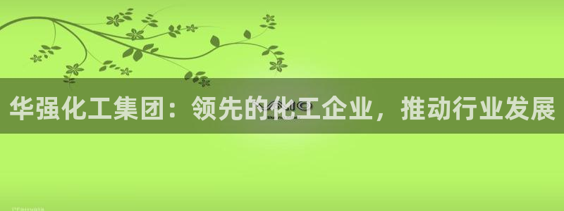 球盟会官方app首页入口：华强化工集团：